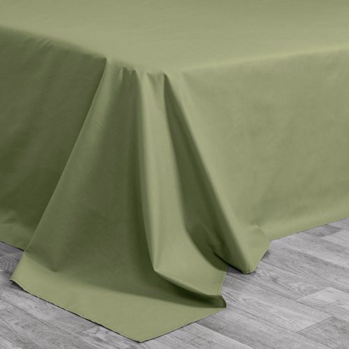 простыня Эльф 220х240см сатин зеленая, арт.015/1-Фисташковый крем