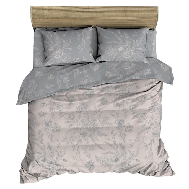 постельное белье евро PICASSA Bouquet перкаль 2 нав.50х70см, арт.BOUQUET_ЕВРО_344