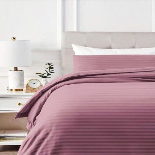 постельное белье 1,5сп Capresa Always berry полисатин-страйп 2 нав.50х70см, арт.50030/03