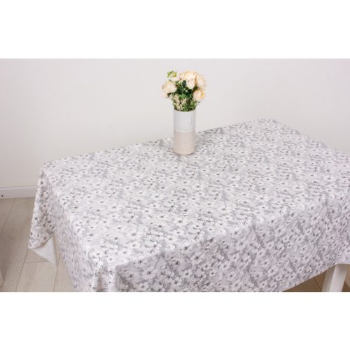 клеенка DASCH Penny Цветы яблони шир.140см серая, арт.15281