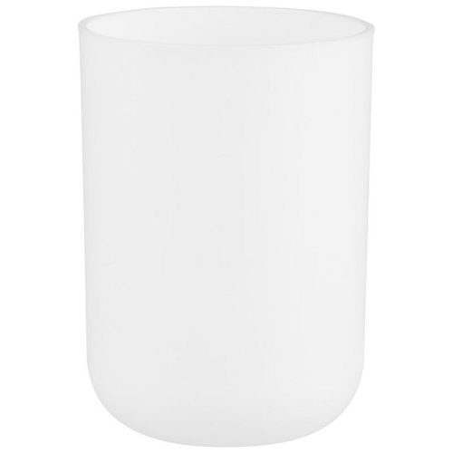 стакан РЫЖИЙ КОТ River пластик белый