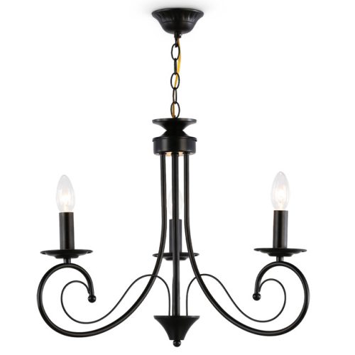 люстра подвесная AMBRELLA LIGHT Традиционный E14х3 40Вт черный