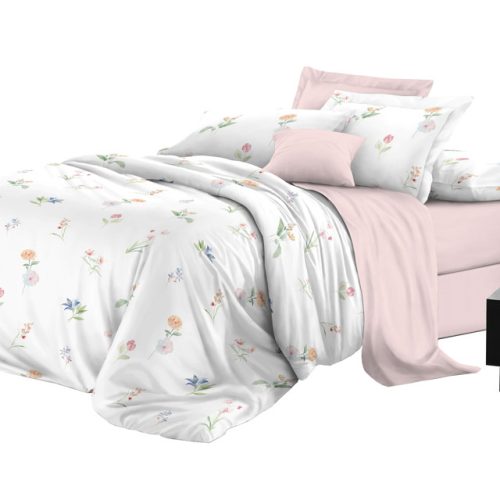 постельное белье 1,5сп Эльф De Luxe сатин 2 нав.50х70см, арт.141/1-Нежность