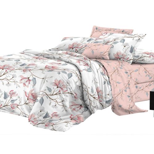 постельное белье 1,5сп Эльф De Luxe сатин 2 нав.70х70см, арт.141-Юлия