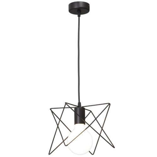 светильник подвесной VITALUCE Колин 1х60Вт Е27 металл черный