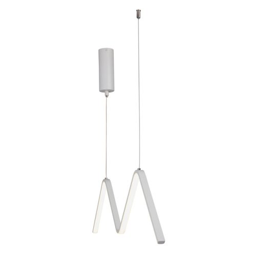 светильник подвесной VITALUCE Нок LED 1х18Вт металл белый