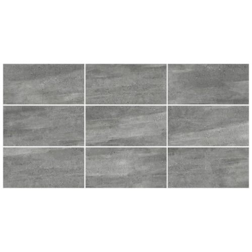 керамогранит DELACORA Romana Marron 60х120 матовый карвинг серый