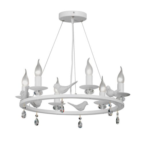 люстра подвесная VITALUCE Джорне E14 6х40Вт металл