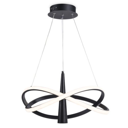 люстра подвесная AMBRELLA LIGHT Комфорт LED 47Вт 6400К 3525Лм ПДУ черный