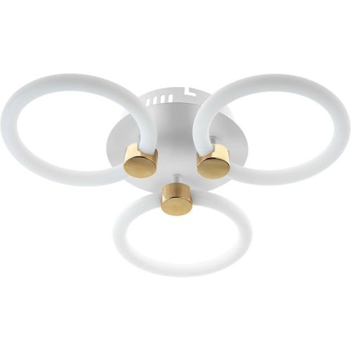 люстра потолочная светодиодная RITTER Оттимо Алиса ДУ 66Вт 3 режима белый/золото