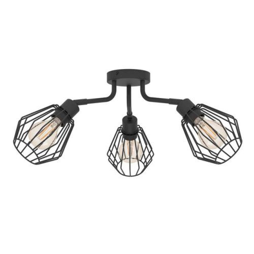 люстра потолочная EGLO Тарбес 3x60Вт E27 сталь черный