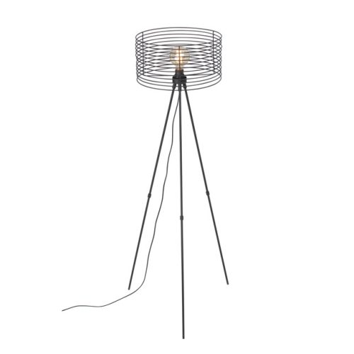 торшер VITALUCE Лост E27 1х40Вт металл черный