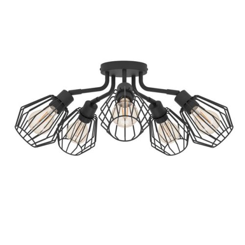 люстра потолочная EGLO Тарбес 5x60Вт E27 сталь черный