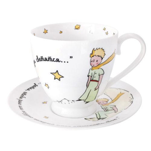 чашка с блюдцем QUINSBERRY Маленький принц 440мл фарфор