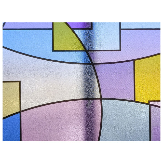 плёнка самокл. Deluxe Standart 45смх2м витражная цветная, арт.8050002