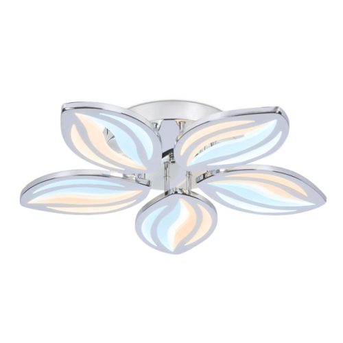 люстра потолочная AMBRELLA LIGHT Акрилика LED 90Вт 6400К 6750Лм ПДУ хром