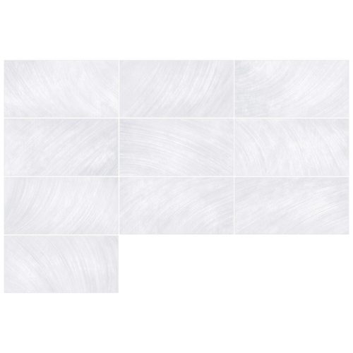 керамогранит DELACORA Metallic 60х120 матовый карвинг белый