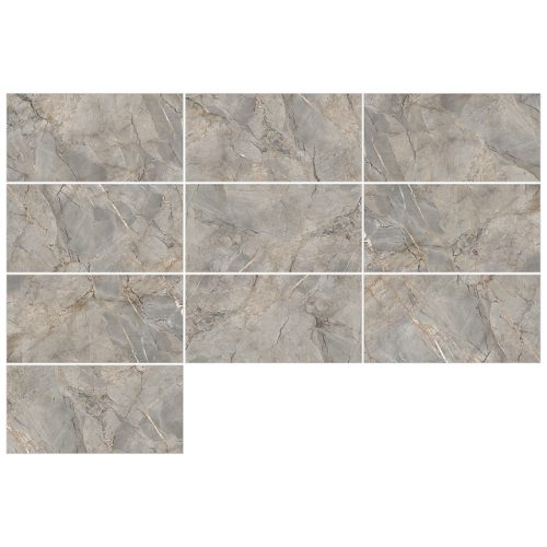 керамогранит NEW TREND Quartz 60х120 черный полированный