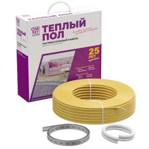 кабель нагревательный ONEKEYELECTRO 600 Вт длина кабеля 50 м