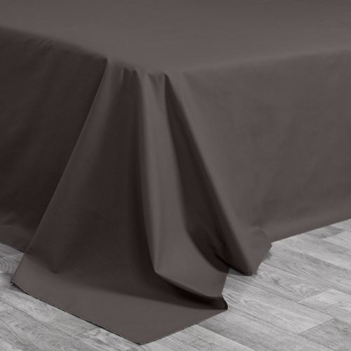 простыня Эльф 180х215см сатин серая, арт.104/1-Лунный камень