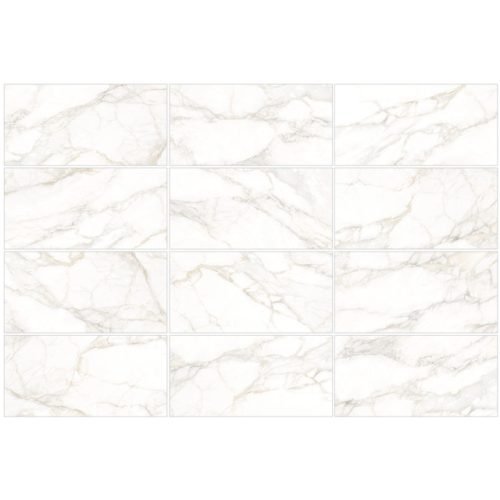 керамогранит LCM Calacatta Luna 60х120 белый матовый